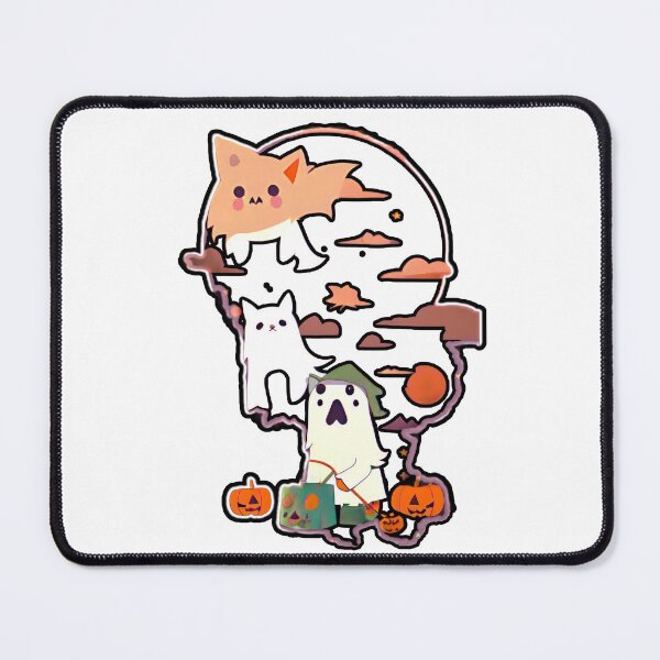 Item preview, Cute ghost cat Halloween Hallows Eve Art designed and sold by sdartproject.