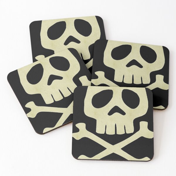 Item preview, Danzig Style Harlock Skull Crossbones Jolly Roger designed and sold by ToneyZieme.