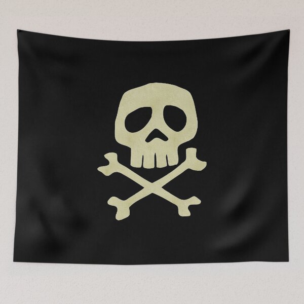 Item preview, Danzig Style Harlock Skull Crossbones Jolly Roger designed and sold by ToneyZieme.