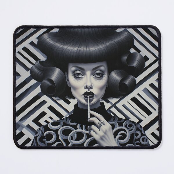 Item preview, Shanghai Smoking Girl Optical Art 1 designed and sold by Meeheemaha.