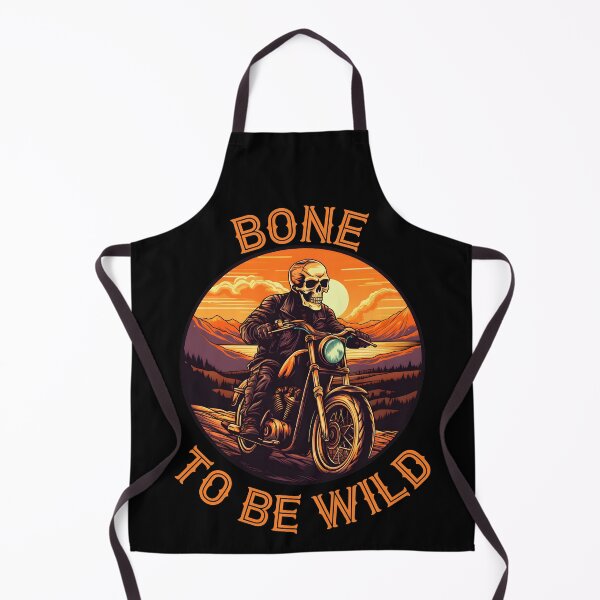 Artikelvorschau, Bone to be Wild Lustiges Skelett-Wortspiel – Skelett auf einem Motorrad entworfen und verkauft von elvisg03.