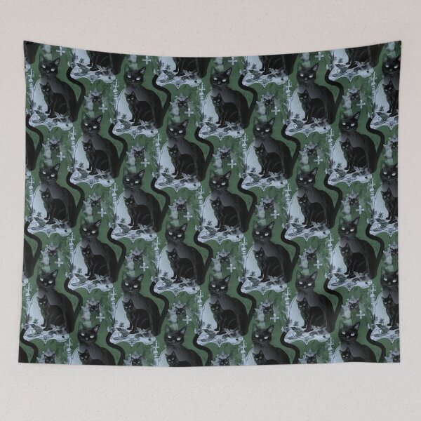 Item preview, Black Cats: Green designed and sold by Panic Jewelry & Things.