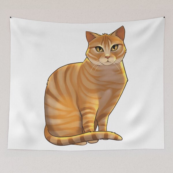 Item preview, orange cat designed and sold by amiileila.