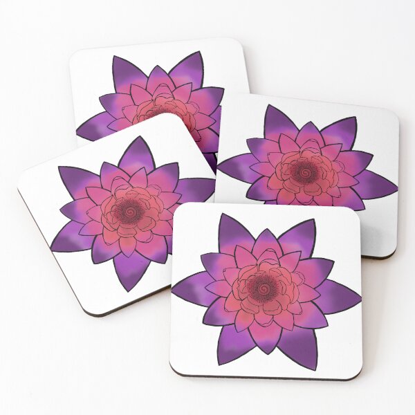 Item preview, Purple Red Lotus Flower designed and sold by Soulshinecc.