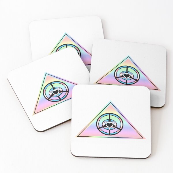 Item preview, Transgender LGBTQ+ Pastel Rainbow Triangle Simple Cute Design designed and sold by forkshifter.