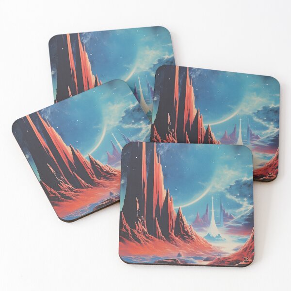 Item preview, Cosmic Landscape of Extraterrestrial Surface, Planets and Shining Stars designed and sold by Je-we.