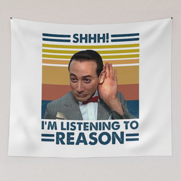 Item preview, Pee wee herman - Shhh! I'm Listening to Reason designed and sold by LuluMarvinDe.