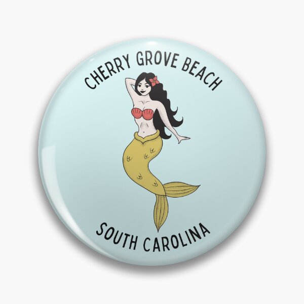 Item preview, Cherry Grove Beach South Carolina Mermaid designed and sold by carolinafound.