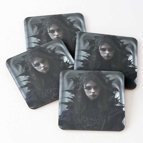 Item preview, Gothic halloween digital print designed and sold by dcrc.