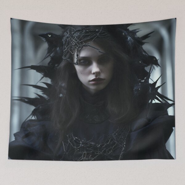 Item preview, Gothic halloween digital print designed and sold by dcrc.
