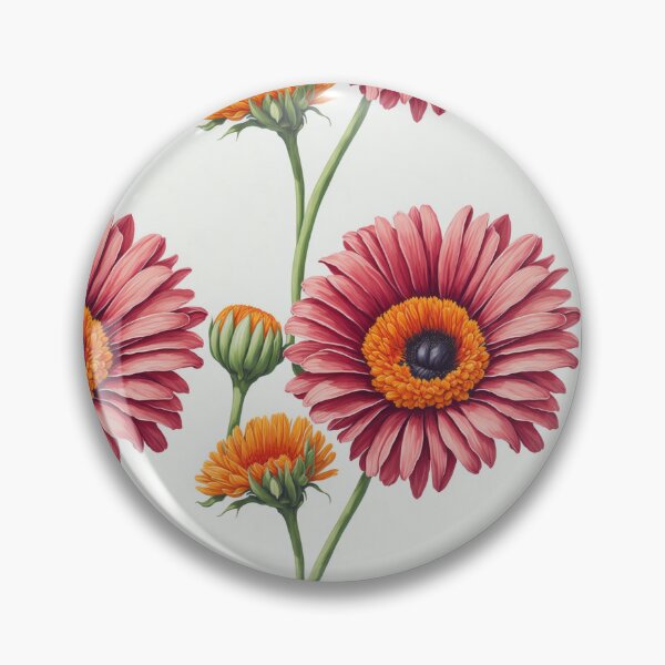 Item preview, Soothing Daisy Watercolor Retro Floral Patterns designed and sold by Wonder Of Light.