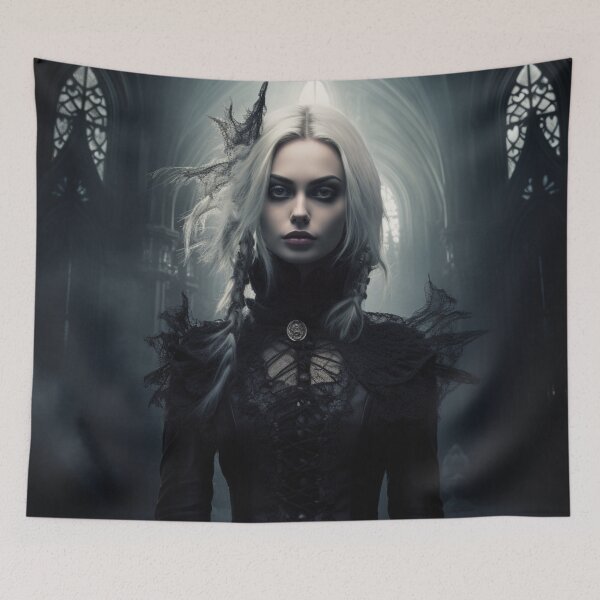 Item preview, Gothic halloween digital print designed and sold by dcrc.