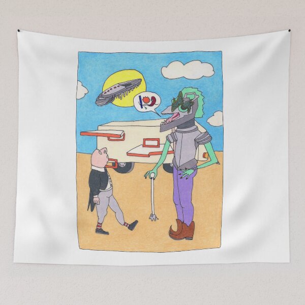 Item preview, Alien desert meeting designed and sold by Sissy Schneider.
