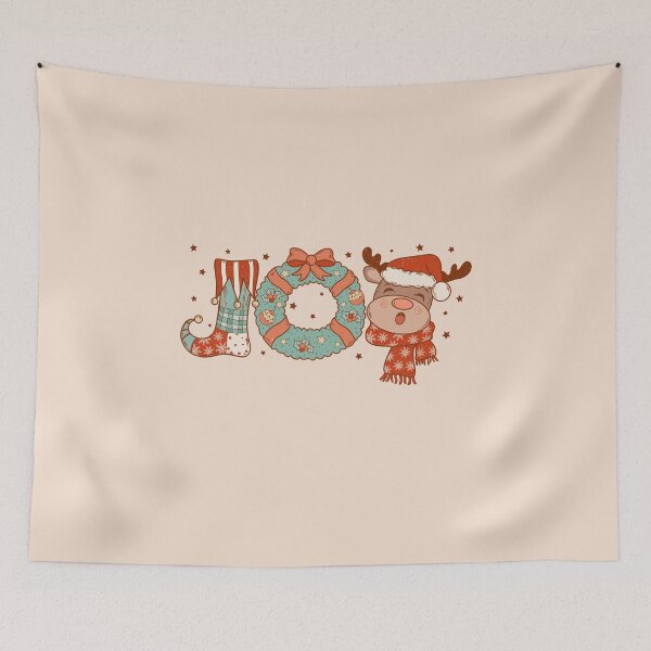 Item preview, Winter Reindeer Merry Christmas HoHo designed and sold by ArtByKattie.