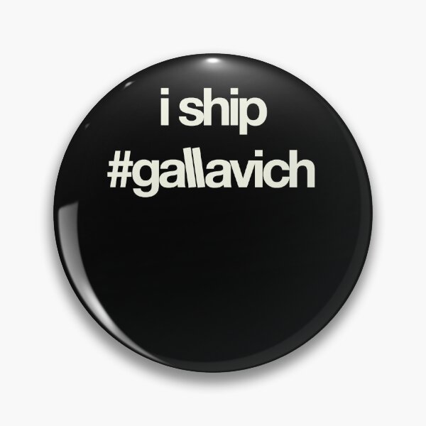 Item preview, i ship gallavich (White with black bg) designed and sold by utter-risch.