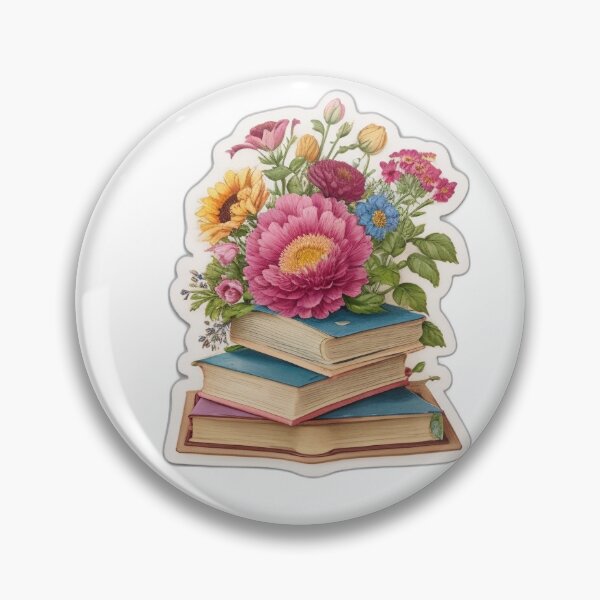 Item preview, Pretty Flowers with old books designed and sold by nanou-creations.