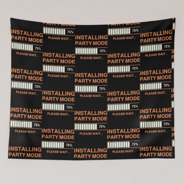 Item preview, INSTALLING PARTY MODE designed and sold by utter-risch.
