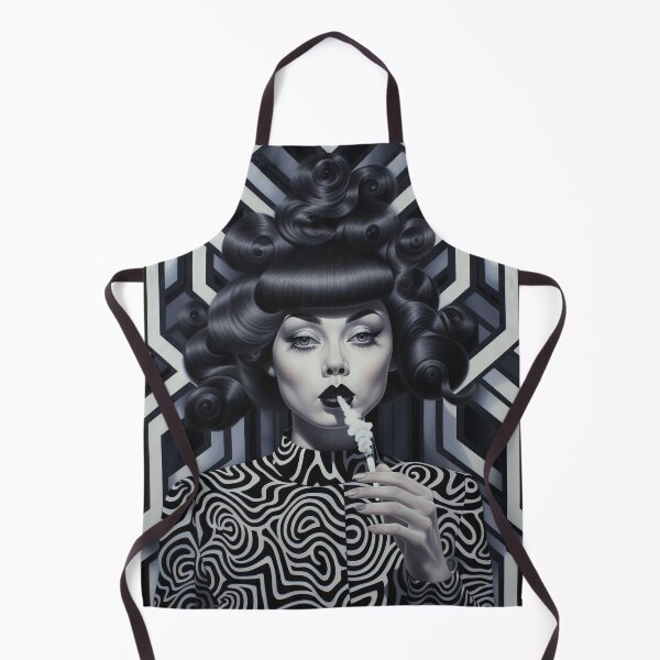 Item preview, Shanghai Smoking Girl Optical Art 2 designed and sold by Meeheemaha.