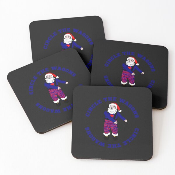 Item preview, Bills Mafia Christmas Dancing Santa Circle the Wagons   designed and sold by LailaRitchie.
