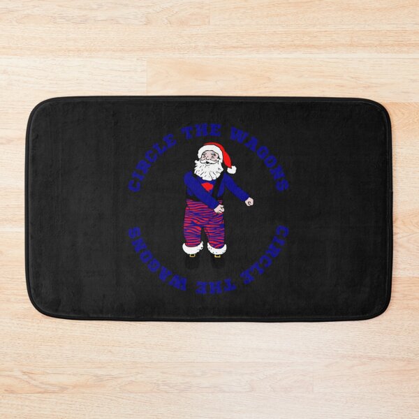 Item preview, Bills Mafia Christmas Dancing Santa Circle the Wagons   designed and sold by LailaRitchie.