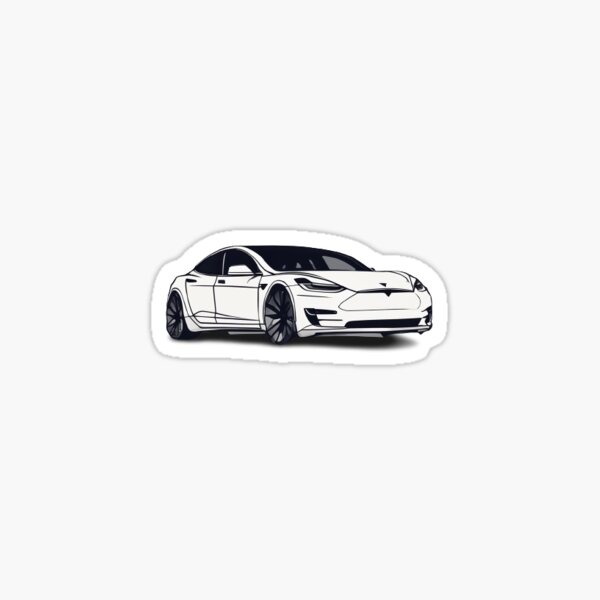 Artikel-Vorschau von Tesla-Auto, designt und verkauft von Shiny Studio .