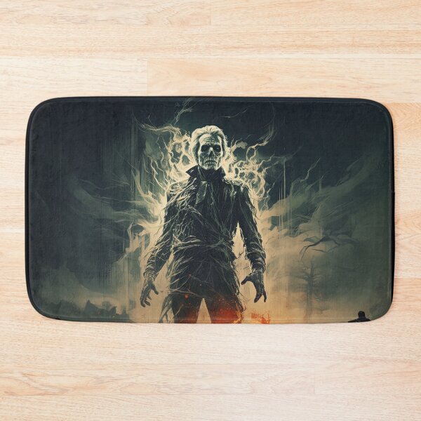 Item preview, Electric Faceless Demon Ghoul Vintage Horror Movie Poster designed and sold by sμ (smew).