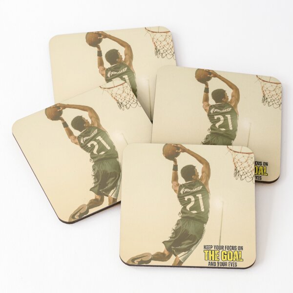 Item preview, Dunking Basketball Player Motivation Focus Quote designed and sold by hiunlimit.