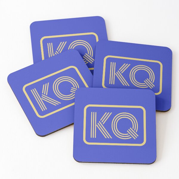 Item preview, KQ Initials Gold Geometric Letters designed and sold by Jeallan Designs.
