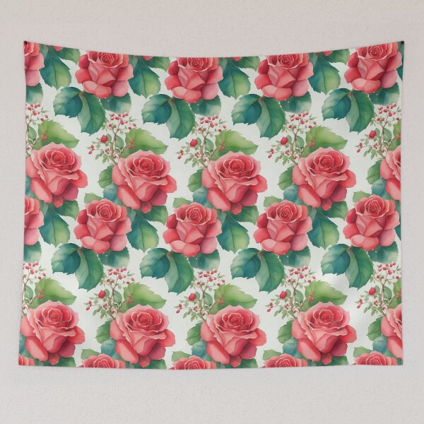 Item preview, Roses and Buds _Winter white designed and sold by dannycols.