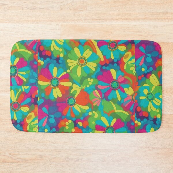 Item preview, New Groove Retro Swirl Abstract Flower Waves designed and sold by Atokeh.