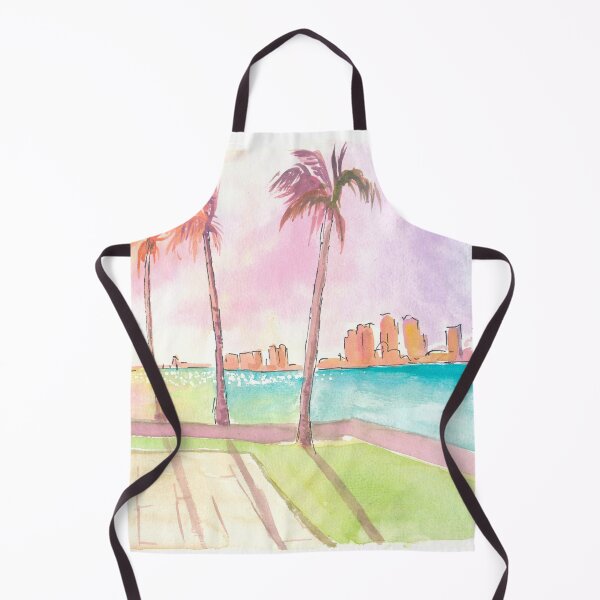 Item preview, Sunset on Palm Beach Florida Lake and Bikeway designed and sold by artshop77.