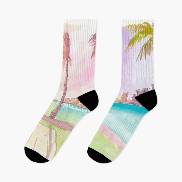 Item preview, Sunset on Palm Beach Florida Lake and Bikeway designed and sold by artshop77.