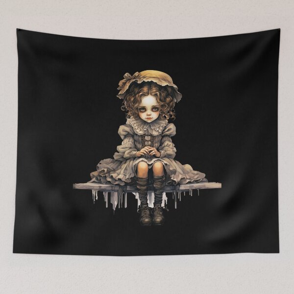 Item preview, Gothic doll - Nadja doll - Creepy designed and sold by GlunmanStore.