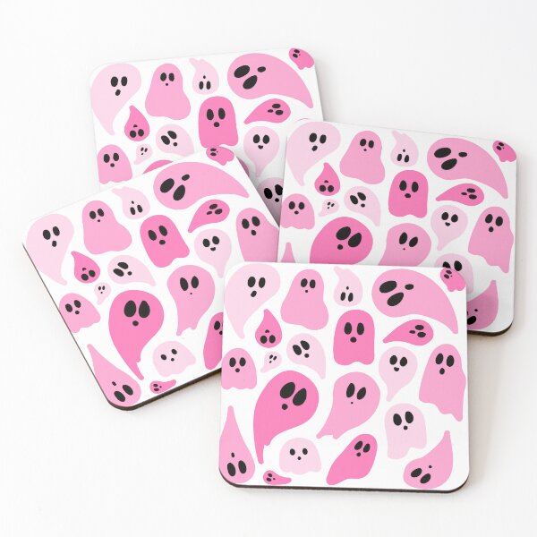 Item preview, pink ghost pattern designed and sold by taytaydesigns.