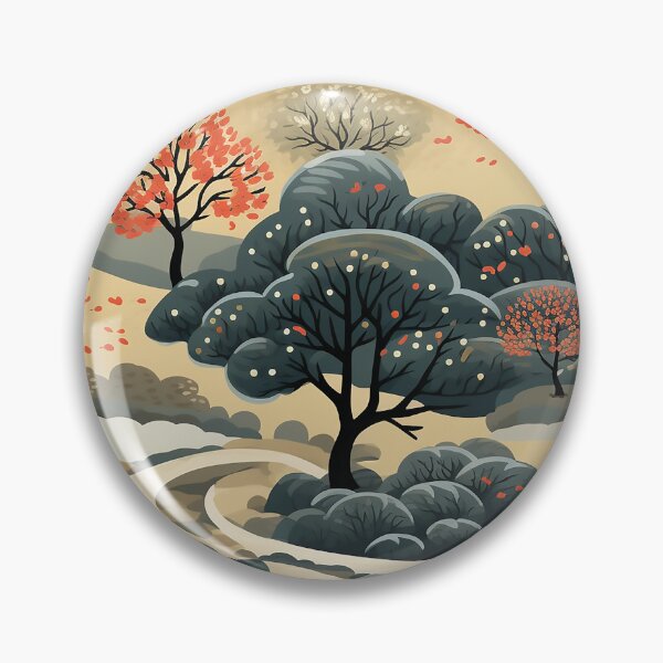 Item preview, Pretty Fall Trees on a Path designed and sold by LWLDesigns.