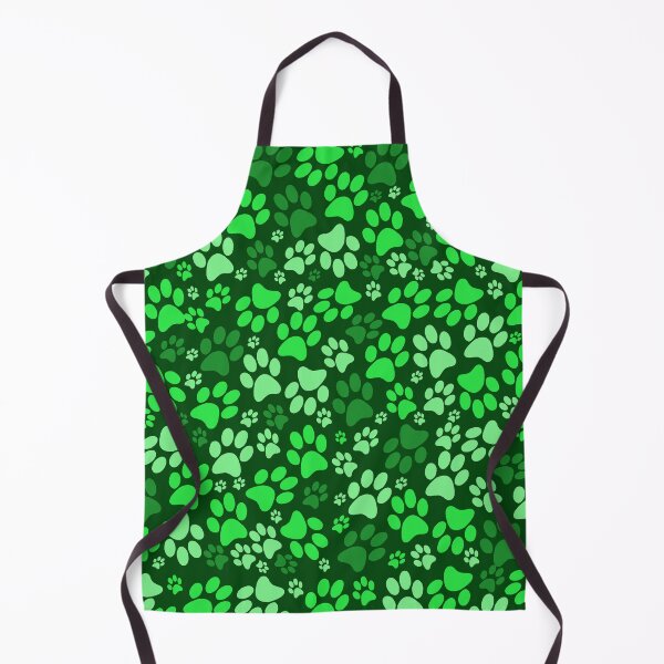 Item preview, dog footprints green designed and sold by ZiphGames.