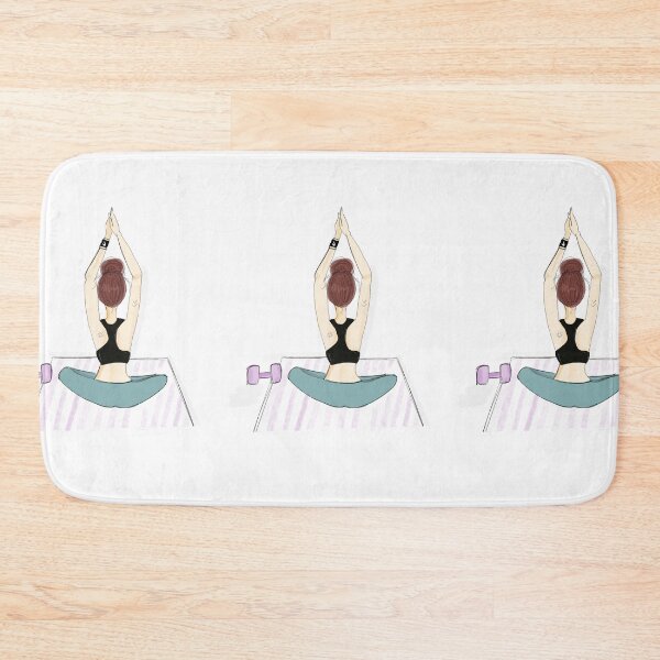 Item preview, Yoga girl, self care, workout, designed and sold by Meghaillustrat.