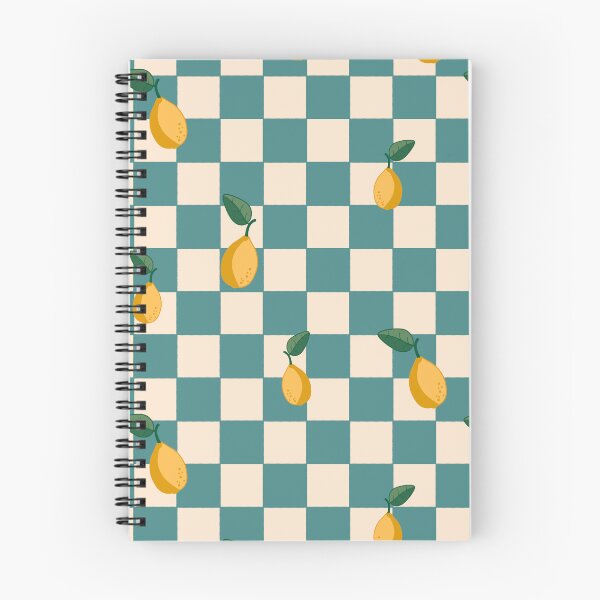 Artikelvorschau, Pattern Zitrone, kariert entworfen und verkauft von MyMaryDesign.