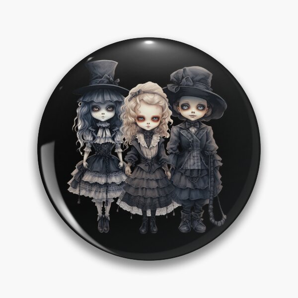 Item preview, Gothic doll - Nadja doll - Creepy designed and sold by GlunmanStore.