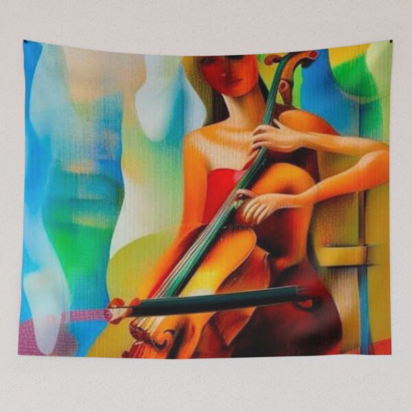 Item preview, The Cello Player designed and sold by George Hutton Hunter.