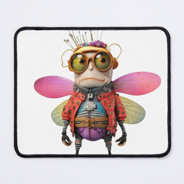 Item preview, Funny colorful fly styled fashioned designed and sold by Dreamtodream.