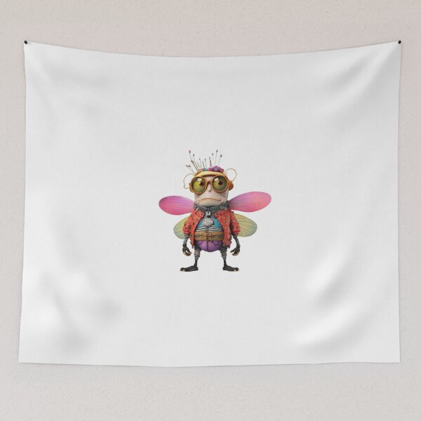 Item preview, Funny colorful fly styled fashioned designed and sold by Dreamtodream.