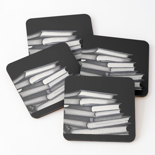 Item preview, Pile of vintage books (gray color) designed and sold by Frenchbullrufo.