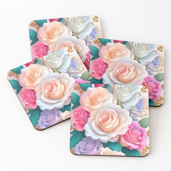 Item preview, Fantasy Flower Sticker: Vibrant 3D Floral Art in 4K Resolution (98) designed and sold by WASjourney.