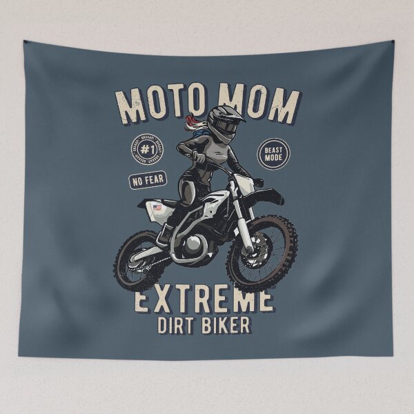 Item preview, Moto Mom Extreme Dirt Biker designed and sold by Numero14.