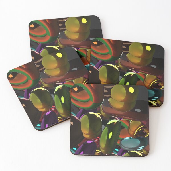 Item preview, Plastic Bubble Noir: Dark Colors, Bubbles at Night, Liquid Look, Wearable Art designed and sold by JoyceDade.