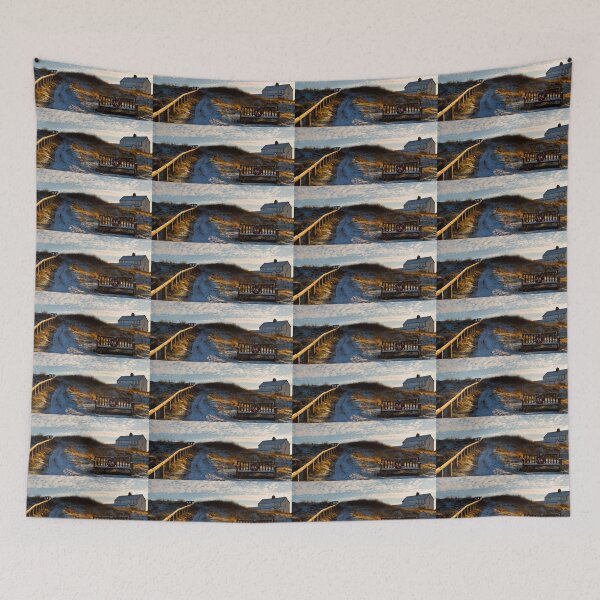 Item preview, Sunshine and snow at Seaton Sluice - Panorama designed and sold by Violaman.