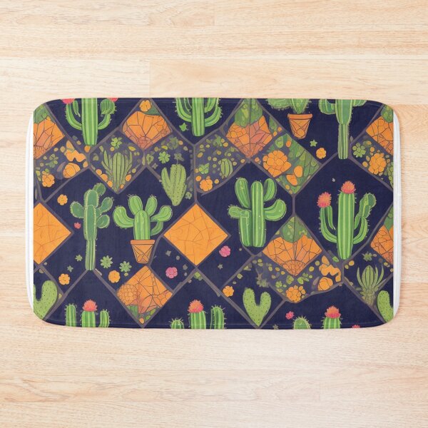 Item preview, Cactus Geometry in Vivid Patterns designed and sold by FemmeFlair.