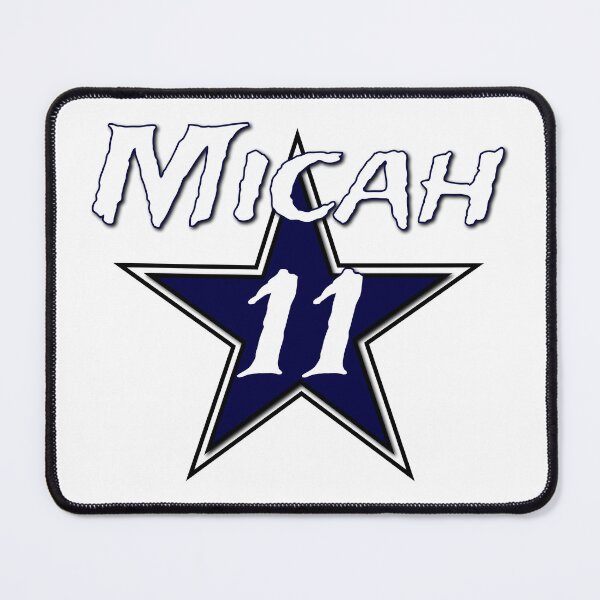 Item preview, Micah, Football, Micah 11, Dallas, Star, Football Fan designed and sold by BubbaCommerce.