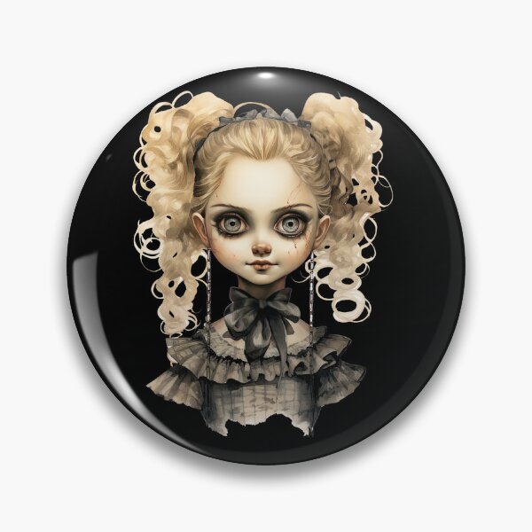 Item preview, Gothic doll - Nadja doll - Creepy designed and sold by GlunmanStore.